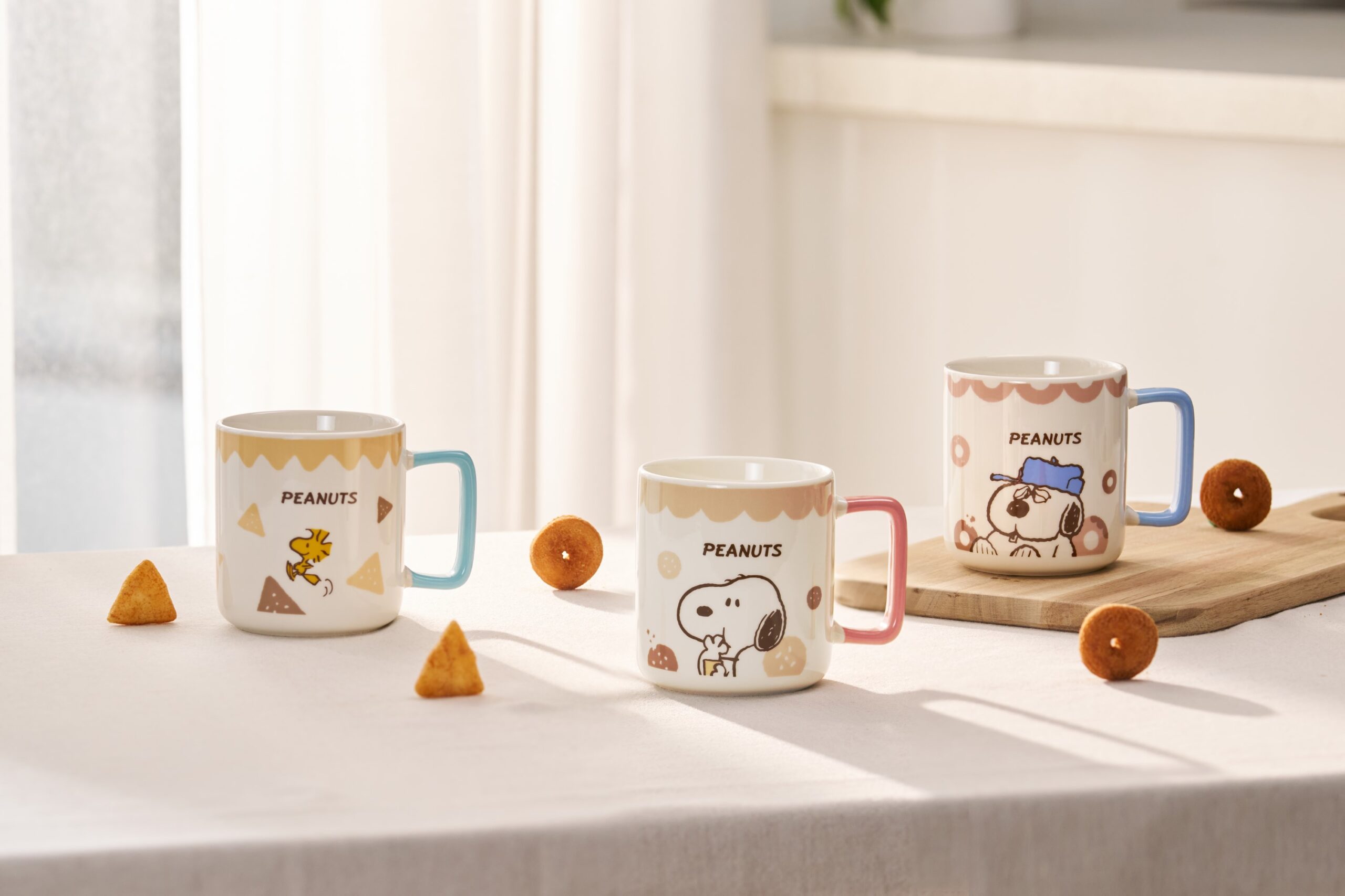 史努比 小點心彩釉陶瓷馬克杯|真空燜燒罐|隨行雙飲真空保溫杯|隨行手提袋 陪你享受每一刻的輕鬆日常